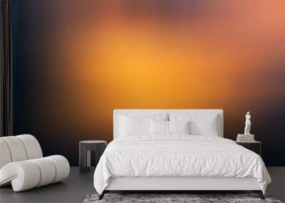 Abstract orange gradient background Wall mural