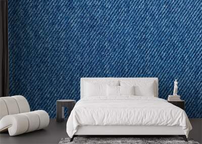 denim texture background seamless patten Wall mural