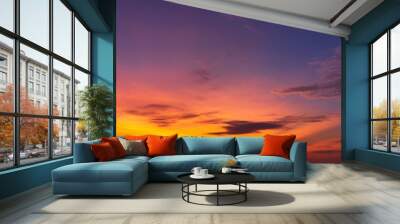 Panorama twilight sky nature background Wall mural