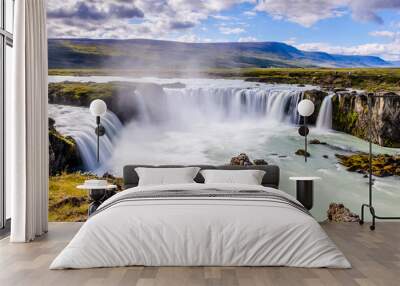 Godafoss Waterfall, Nordurland eystra, Iceland Wall mural