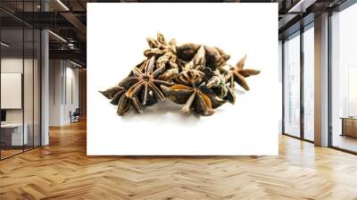 Singel organic star anise spice Wall mural