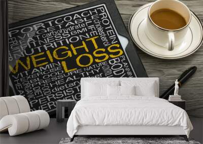 weight loss concept Wall mural