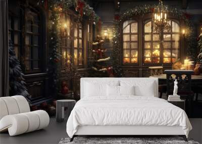 christmas decoration Wall mural