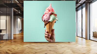 ice cream cone Wall mural