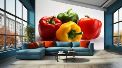 red yellow and green peppers Wall mural