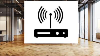 router wifi icon  Wall mural