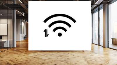 wifi flat icon  Wall mural