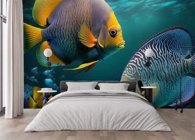 tropical fish Wall mural