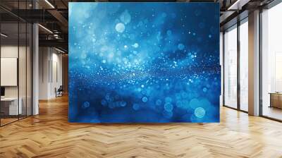 Blue presentation background Wall mural