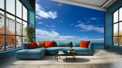 blue sky and sea Wall mural