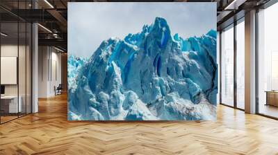 Blue glacier Wall mural