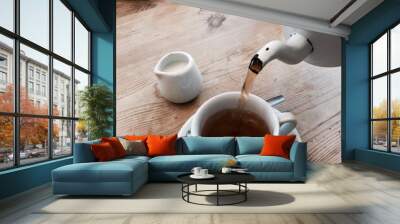 cup of tea Wall mural