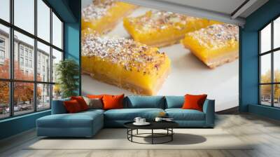 Lemon-Lavender Dessert Bars Wall mural