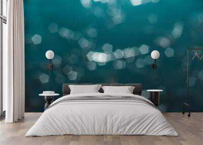 abstract background with bokeh Wall mural