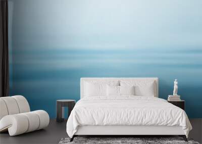 Abstract clear blue water in blurred background concept Wall mural