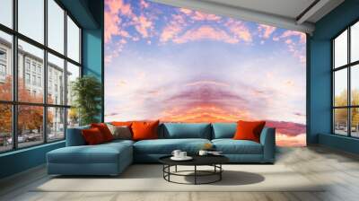 Nice sky and could Wall mural