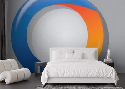 abstract icon Wall mural