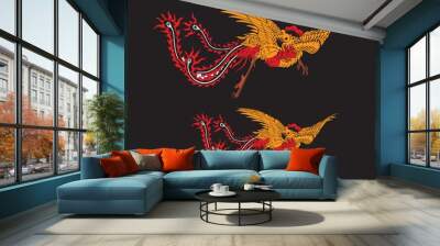 chinese phoenix Wall mural