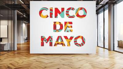 cinco de mayo design Wall mural