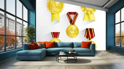 set of medals Wall mural