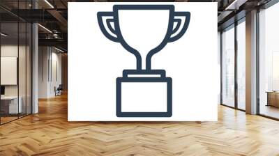 Trophy icon Wall mural