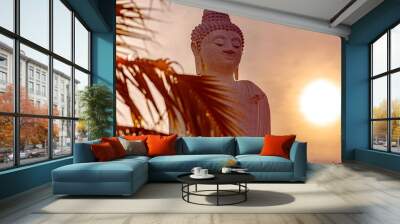 buddha statue in thailand Wall mural