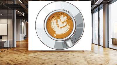 Cup Of Coffee Espresso Americano Cappuccino Wall mural