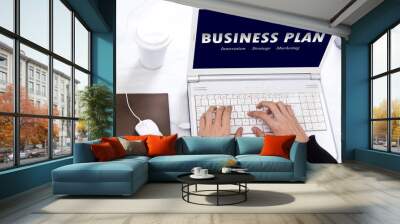 Internet consulting business plan Wall mural