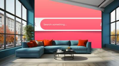 Search Bar with suggestions for UI UX design and web site. Search Address and navigation bar icon. Collection of search form templates for websites. Search engine web browser window template. Wall mural