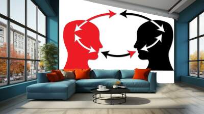 communication Wall mural