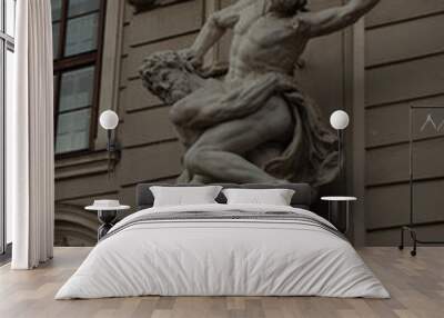 sculpture in the city of vienna Wall mural