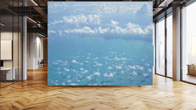 Clouds and Their Shadows on the Ocean 2 Wall mural