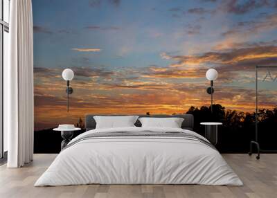 Sunset Wall mural