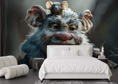 Cute Troll Wall mural