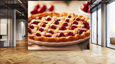 Fresh Cherry Pie Wall mural