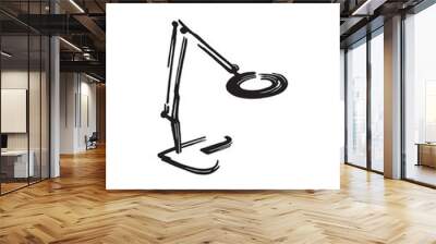 desk lamp Wall mural