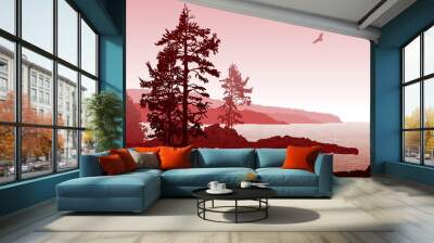 Vancouver Island BC West Coast Landscape Wall mural