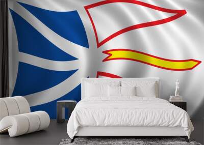 flag of newfoundland Wall mural