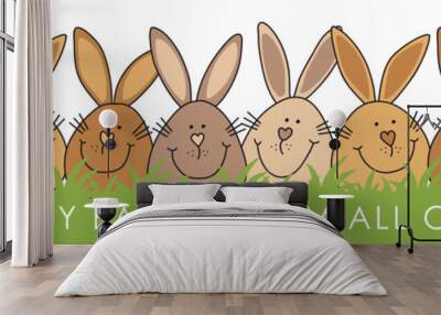 Happy Easter from All of Us Wall mural