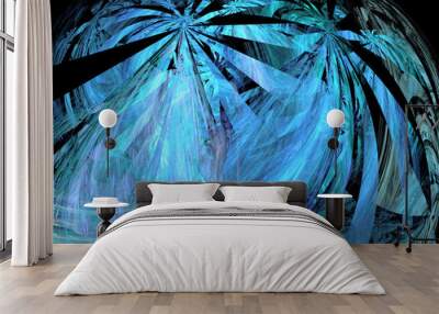 Abstract fantasy ornament pattern. Wall mural