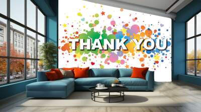 thank you Wall mural