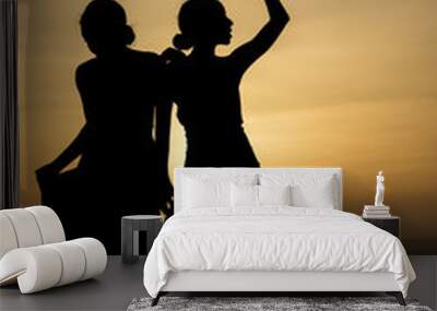 Stunning Silhouette Wall mural