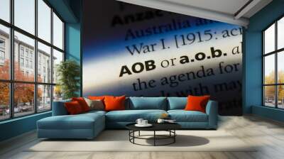 aob Wall mural