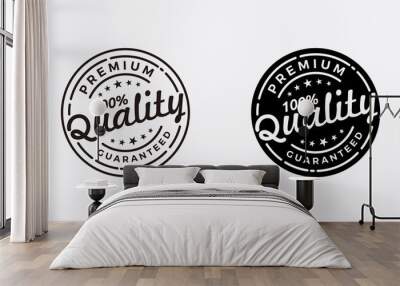 100% Guaranteed Quality Product Stamp logo design Wall mural