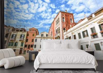 Venice scenic old streets. Italian Lagoon Wall mural