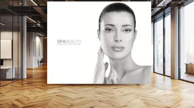 Skin Care Concept. Spa Woman. Beauty Face. Wall mural