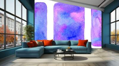 set of watercolor backgrounds Wall mural