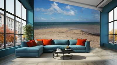 Empty beach landscape, Fiji Wall mural