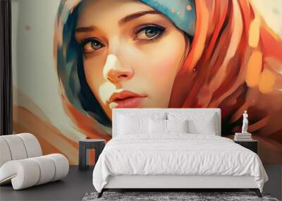 Wallpaper Worldwide Headscarf Love Wall mural