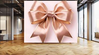 Festive Christmas bow clip art isolated on white background. Wall mural